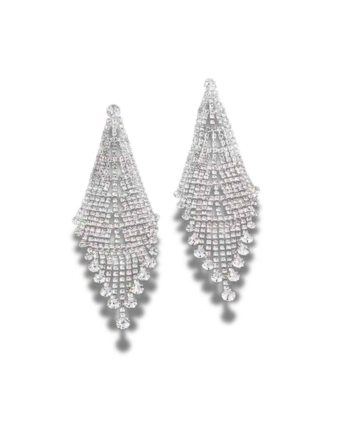 The "KIM" Medium Silver Earrings