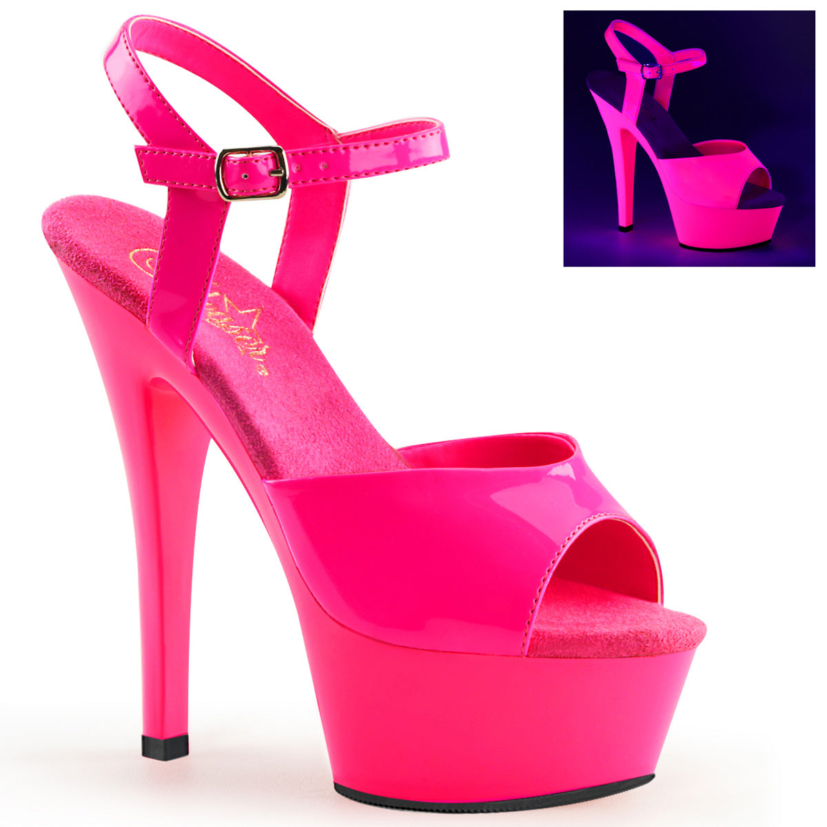PRE ORDER - KISS-209UV - 6" HOT PINK