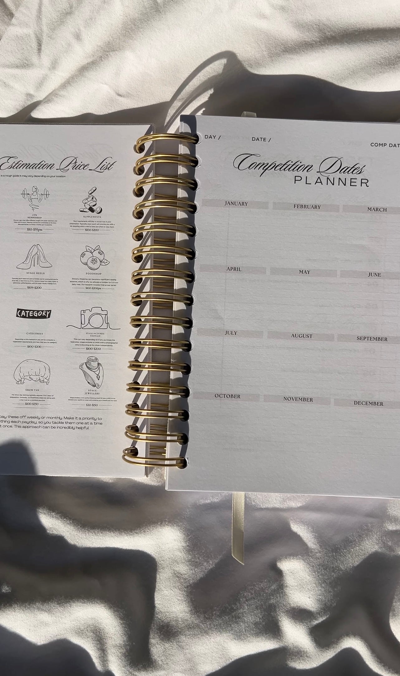 2026 Bodybuilding Prep Journal (undated)