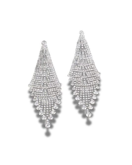 The "KIM" Medium Silver Earrings
