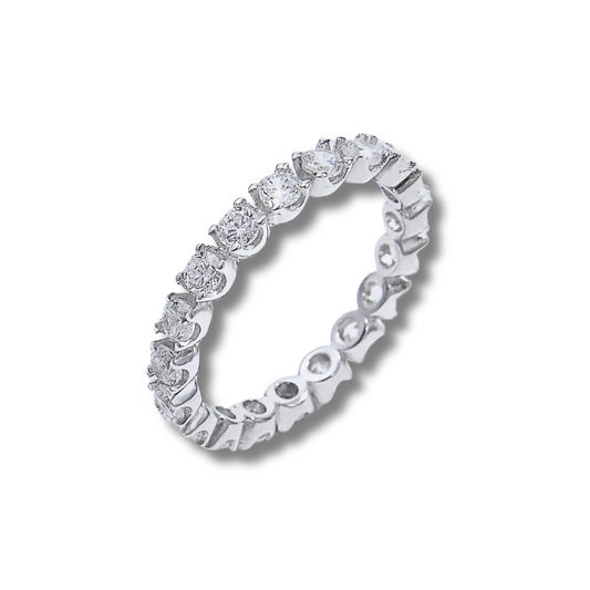03. Sterling Silver Full Circle Ring