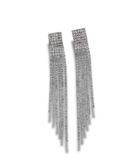 The "SOPHIE" Medium Silver Earrings