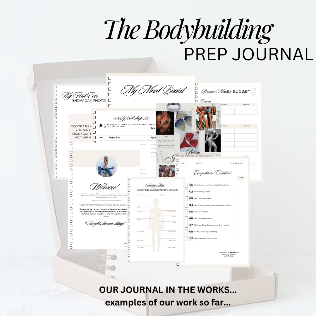 My Bodybuilding Prep Journal - COMING SOON