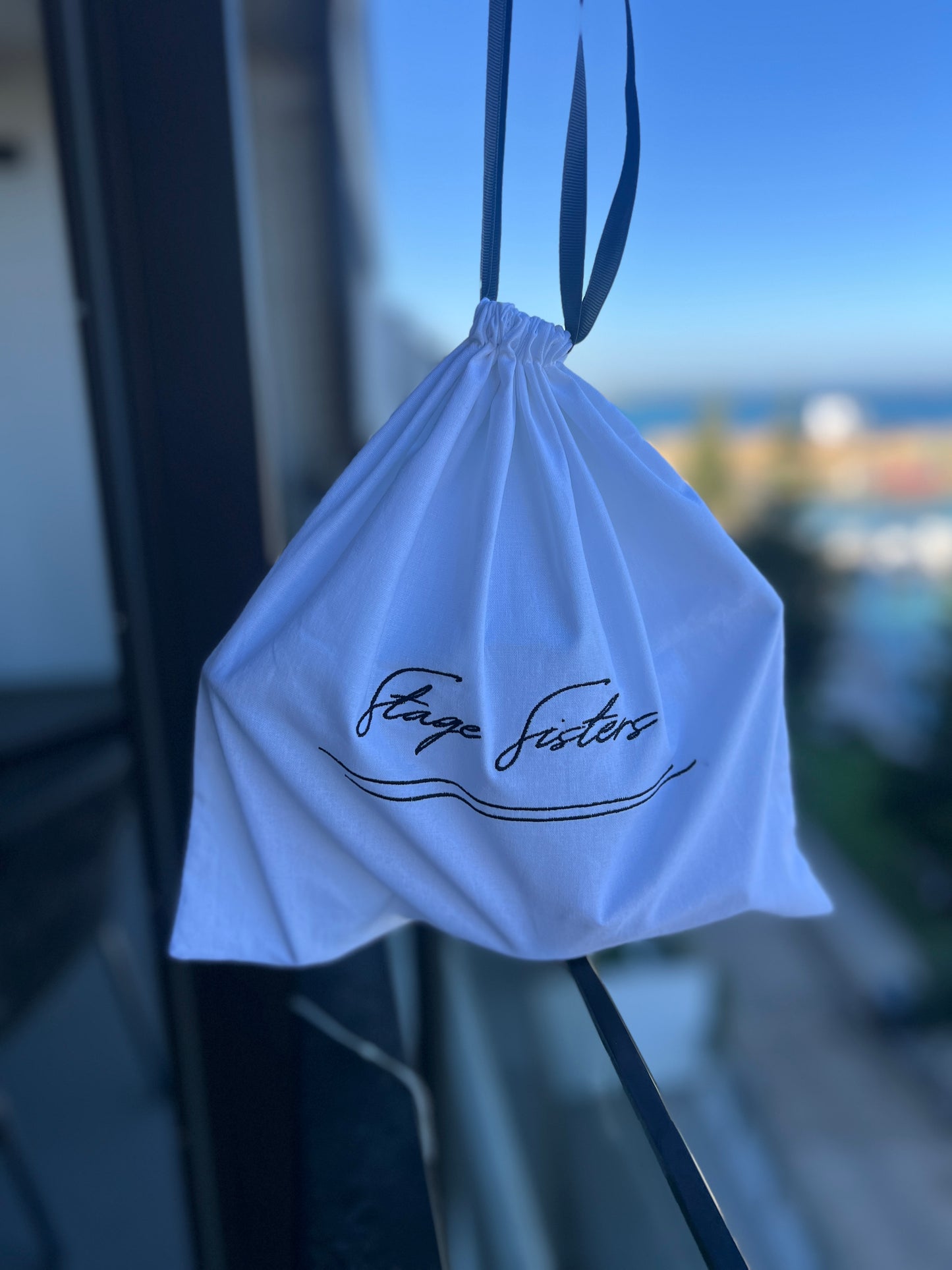 Velvet Waterproof Accessory Bag | White