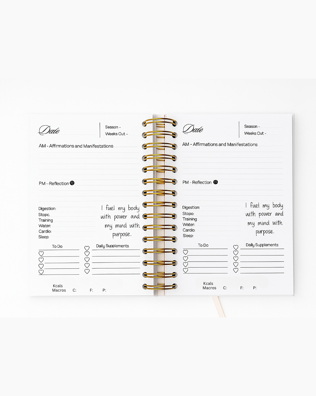 My Bodybuilding Prep Journal - PRE ORDER NOW!