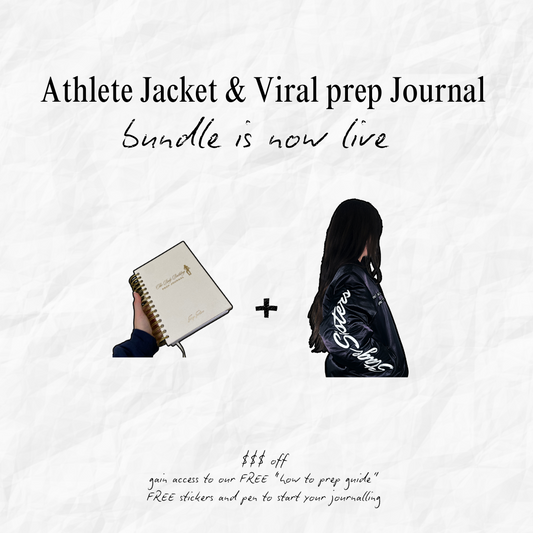 Athlete Bomber Jacket & Viral Prep Journal